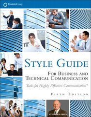 FranklinCovey Style Guide: For Business and Technical Communication 5th edition cena un informācija | Ekonomikas grāmatas | 220.lv