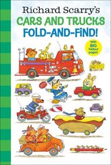 Richard Scarry's Cars and Trucks Fold-and-Find! cena un informācija | Grāmatas pusaudžiem un jauniešiem | 220.lv