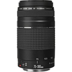 Canon EF EF 75-300mm f/4-5.6 III (Atjaunots), balta kaste cena un informācija | Objektīvi | 220.lv