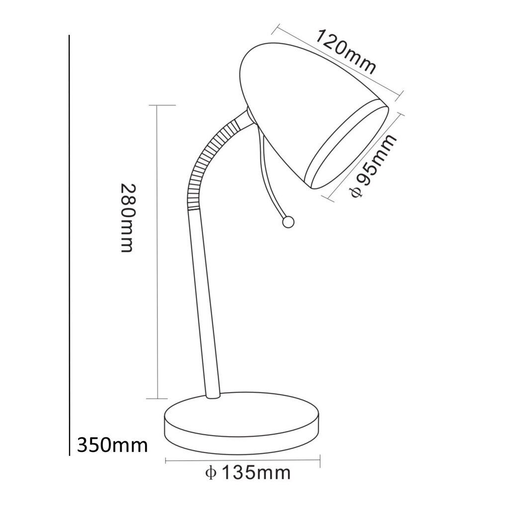 G.LUX galda lampa GD-2819 PINK cena un informācija | Galda lampas | 220.lv