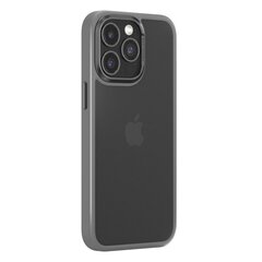 Joy Elegant komatu futrālis iPhone 15 Pro Max pelēkā krāsā cena un informācija | Telefonu vāciņi, maciņi | 220.lv