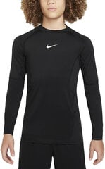 Nike T-krekli Pusaudžiem B Np Df Ls Top 24 Black FJ6822 010 FJ6822 010/M cena un informācija | Vīriešu jakas | 220.lv