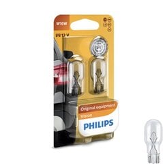 Automobiļu spuldzes Philips W16W, 2 gab. cena un informācija | Auto spuldzes | 220.lv