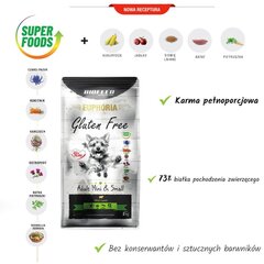 Biofeed Euphoria Gluten Free Adult Mini&Small ar jēra gaļu, 12 kg цена и информация | Сухой корм для собак | 220.lv