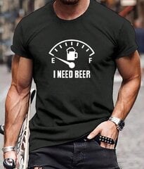 Мужская футболка с графическим рисунком I need beer цена и информация | Оригинальные футболки | 220.lv