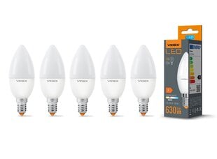 LED spuldze Videx, E14, 7W, 630Lm, 3000K, 5 gab. cena un informācija | Spuldzes | 220.lv