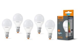 LED spuldze Videx, E14, 7W, 630Lm, 3000K, 5 gab. cena un informācija | Spuldzes | 220.lv