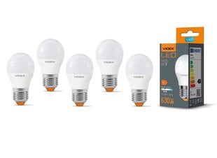 LED spuldze Videx, E27, 7W, 630Lm, 3000K, 5 gab. цена и информация | Лампочки | 220.lv