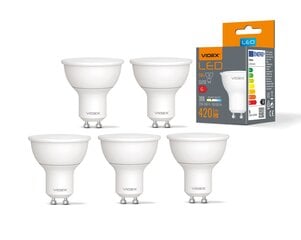 LED spuldze Videx, GU10, 5W, 420Lm, 3000K, 5 gab. cena un informācija | Spuldzes | 220.lv