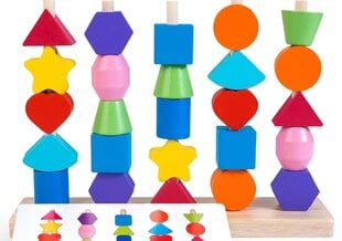 Набор для сортировки Montessori  Justwood цена и информация | Развивающие игрушки | 220.lv