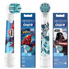 Oral-b EB10s Spiderman+Oral-b EB10s Star Wars uzgalis cena un informācija | Uzgaļi elektriskajām zobu birstēm | 220.lv