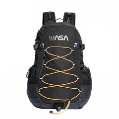 NASA Black Pro Unisex skolas mugursoma ar vairākiem nodalījumiem cena un informācija | Skolas somas | 220.lv