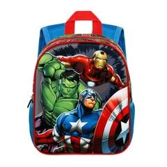 Viena nodalījuma 3D bērnudārza mugursoma Avengers Marvel Invencible cena un informācija | Skolas somas | 220.lv