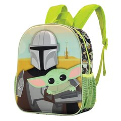 Viena nodalījuma 3D Mandalorian Grogu Baby Yoda bērnudārza mugursoma cena un informācija | Skolas somas | 220.lv