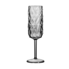 Neplīstošas glāzes PRISMA CHAMPAGNE FLUTE Grey 180ml, 6 gab. cena un informācija | Glāzes, krūzes, karafes | 220.lv