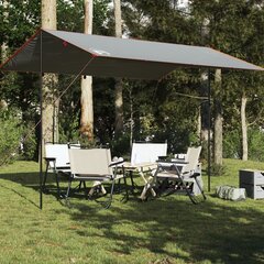 kempinga tents, pelēka, oranža, 400x294 cm, ūdensizturīga цена и информация | Палатки | 220.lv