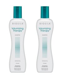 Шампунь Biosilk Silk Therapy Volumizing Farouk, 355 мл x 2 цена и информация | Шампуни | 220.lv