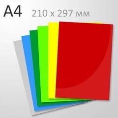 Etiķetes lāzerprinteram 210.0х297.0mm, poliestera sudraba glancēts, 20gab./iepak. cena un informācija | Informatīvās zīmes | 220.lv