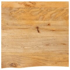 vidaXL Galda virsma ar Natural Edge 40x40x3,8 cm Mango Wood cena un informācija | Galda virsmas | 220.lv