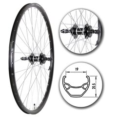 27.5" Aizmugurējais ritenis, D-brake, MDR cena un informācija | Citas velosipēdu rezerves daļas | 220.lv