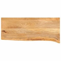 vidaXL Galda virsma ar Natural Edge 90x30x3,8 cm Mango Wood цена и информация | Столешницы для кухни | 220.lv