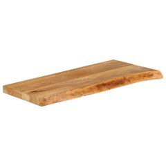 vidaXL Galda virsma ar Natural Edge 90x30x3,8 cm Mango Wood cena un informācija | Galda virsmas | 220.lv