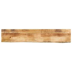 vidaXL Galda virsma 160x20x3,8 cm Natural Edge Mango Wood cena un informācija | Galda virsmas | 220.lv