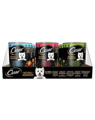 Cesar Natural Goodness ar vistu, liellopu un jēra gaļu, 12x400g cena un informācija | Konservi suņiem | 220.lv