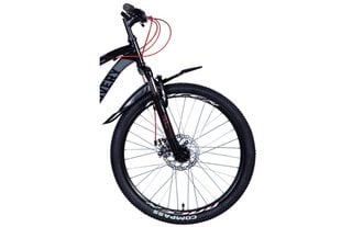 Bērnu velosipēds Davi Flint Disc, 24", 125-155 cm, melns cena un informācija | Velosipēdi | 220.lv