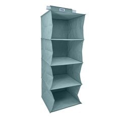 Organizators iekarināms ar 4 plauktiem 30x30x80cm Mint cena un informācija | Veļas grozi un mantu uzglabāšanas kastes | 220.lv