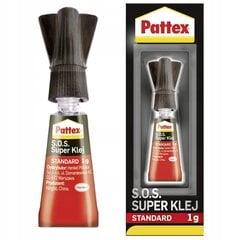 Pattex S.O.S. Super līme standarta 1g x24 cena un informācija | Līmes | 220.lv