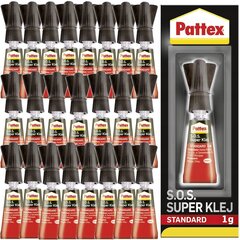 Pattex S.O.S. Super līme standarta 1g x24 cena un informācija | Līmes | 220.lv