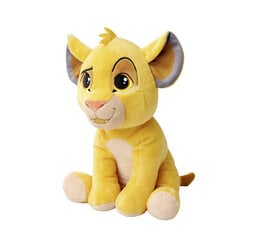 DISNEY Mīkstā rotaļlieta Simba, 25 cm cena un informācija | Mīkstās (plīša) rotaļlietas | 220.lv