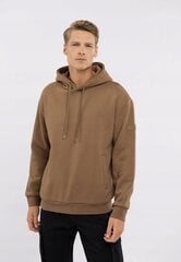 Vīriešu jaka ar kapuci Hoodie Comfort Fit Beige Volcano B-Nad цена и информация | Мужские толстовки | 220.lv