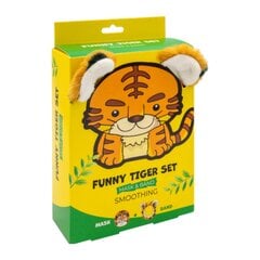 MOND'SUB Funny Tiger Set Mask &amp; Band - Izlīdzinoša lokšņu sejas maska + Tiger band komplekts cena un informācija | Sejas maskas, acu maskas | 220.lv