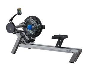 Airu ergometrs TUNTURI Fluid Rower Evo E550 sānu tvertne, sudraba bronza cena un informācija | Citas fitnesa preces | 220.lv