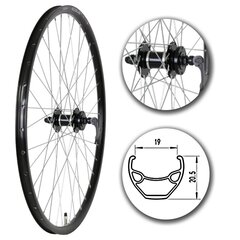 27.5" Velosipēda priekšējais ritenis, D-brake, MDR cena un informācija | Citas velosipēdu rezerves daļas | 220.lv