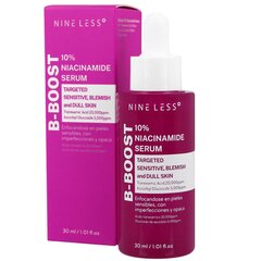 NINE LESS B-Boost 10% Niacinamide Serum 30 ml - Serums ar niacinamīdu cena un informācija | Serumi sejai, eļļas | 220.lv