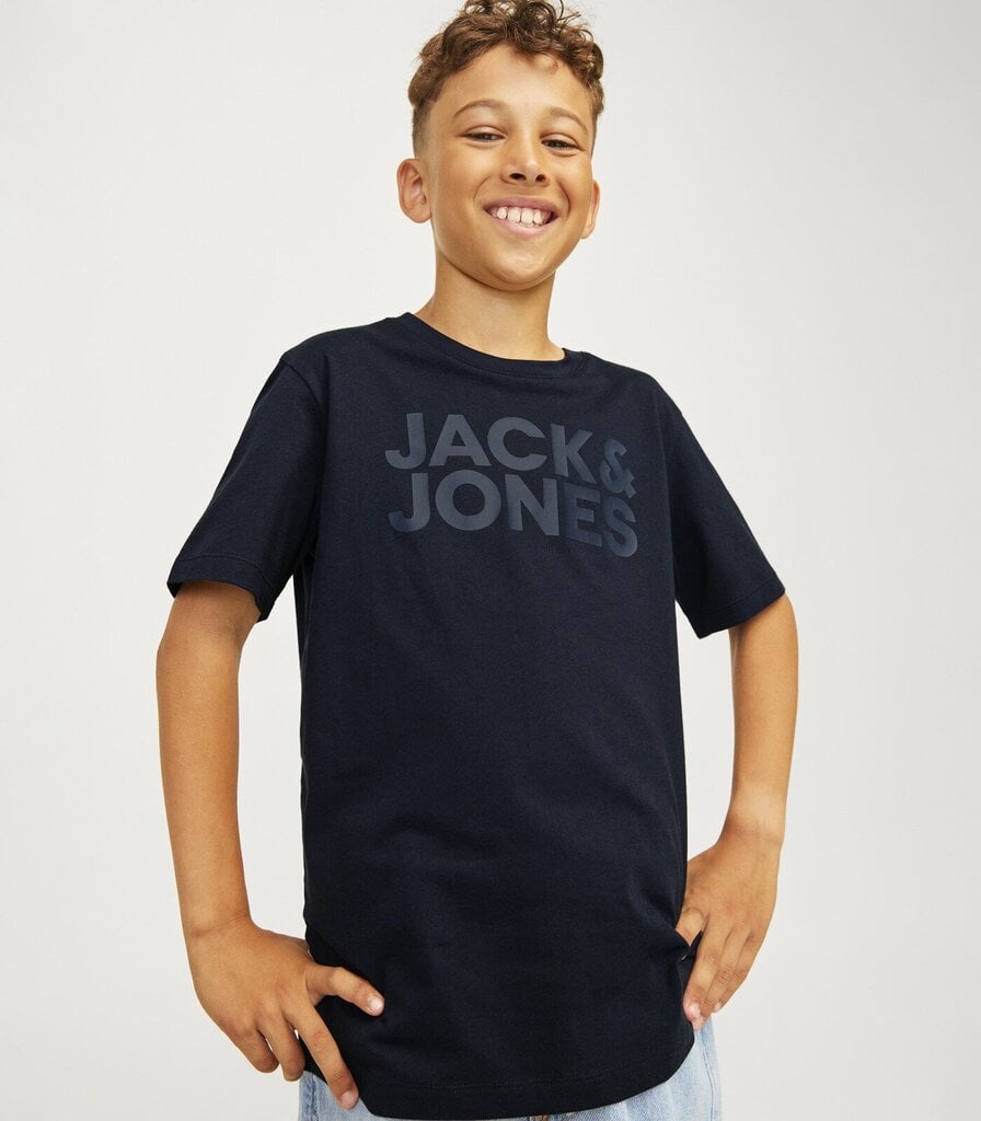 Jack & Jones bērnu T-krekls 12152730*07, tumši zils 5715603767322 cena un informācija | T-krekli sievietēm | 220.lv