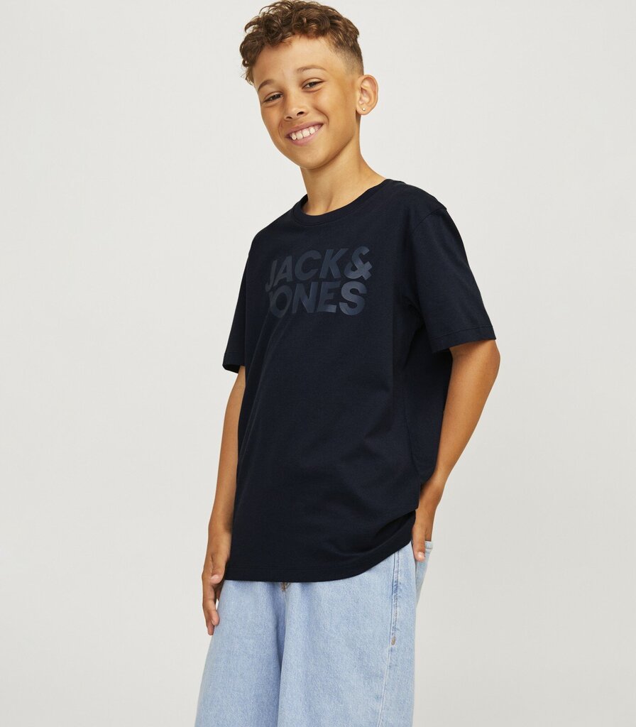 Jack & Jones bērnu T-krekls 12152730*07, tumši zils 5715603767322 cena un informācija | T-krekli sievietēm | 220.lv