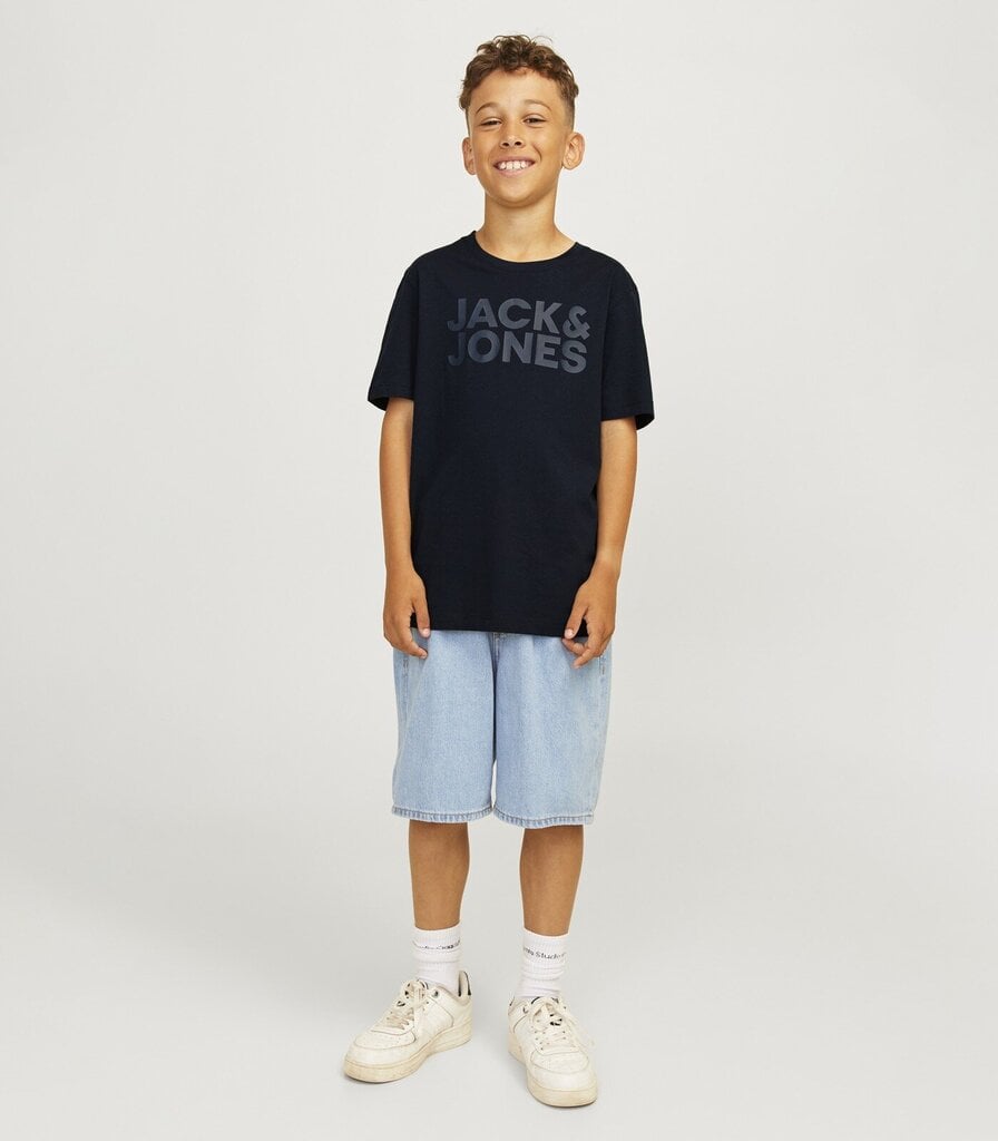 Jack & Jones bērnu T-krekls 12152730*07, tumši zils 5715603767322 cena un informācija | T-krekli sievietēm | 220.lv