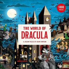 The World of Dracula : A Jigsaw Puzzle by Adam Simpson cena un informācija | Puzles, 3D puzles | 220.lv