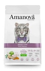 Amanova Adult Cat Fish Delicacy pieaugušiem kaķiem, ar zivīm, 1,5 kg cena un informācija | Sausā barība kaķiem | 220.lv