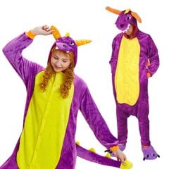 Onesie Kigurumi pidžama Spyro maskēšanās kostīms S: 145-155cm cena un informācija | Naktskrekli, pidžamas | 220.lv