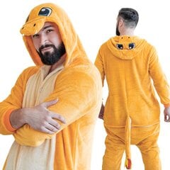 Onesie Kigurumi Pidžama Pokemon Charmander Maskēšanās kostīms S: 145-155cm cena un informācija | Naktskrekli, pidžamas | 220.lv