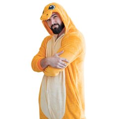 Onesie Kigurumi Pidžama Pokemon Charmander Maskēšanās kostīms S: 145-155cm cena un informācija | Naktskrekli, pidžamas | 220.lv