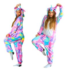 Pidžama Onesie Kigurumi kostīms Azure Unicorn S: 145-155cm cena un informācija | Naktskrekli, pidžamas | 220.lv