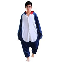 Onesie Кигуруми Пижамы Синий Акула Костюм L: 165-175 см цена и информация | Женские пижамы, ночнушки | 220.lv