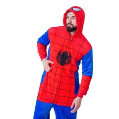 Onesie Kigurumi pidžama Spiderman maskēšanās kostīms M: 155 - 165cm cena un informācija | Naktskrekli, pidžamas | 220.lv