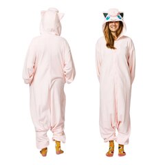 Onesie Kigurumi Pidžama Pokemon Jigglypuff Pārģērbšanās S: 145 - 155cm cena un informācija | Naktskrekli, pidžamas | 220.lv